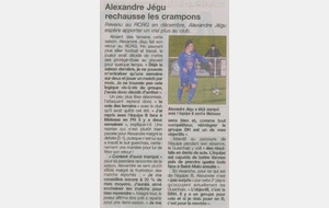 Alexandre Jegu : Le retour